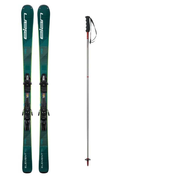 3) Esquís + Bastones Standard